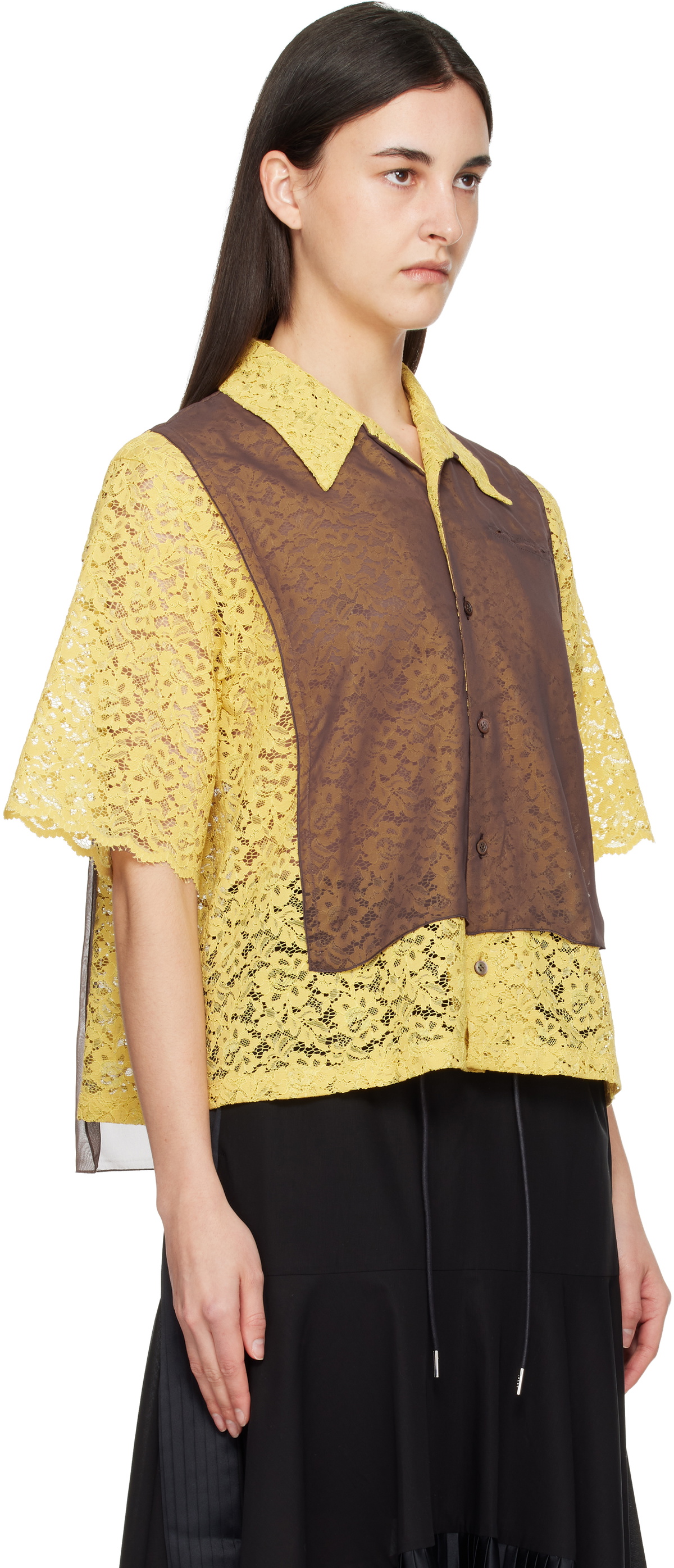 UNDERCOVER Yellow & Brown UP1F1406 Shirt
