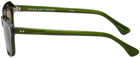 Dries Van Noten Green Linda Farrow Edition 90 C3 Sunglasses