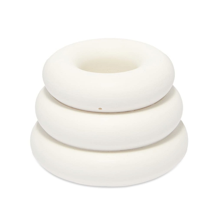 Photo: Yod and Co Triple O Candle Holder in Chalk White