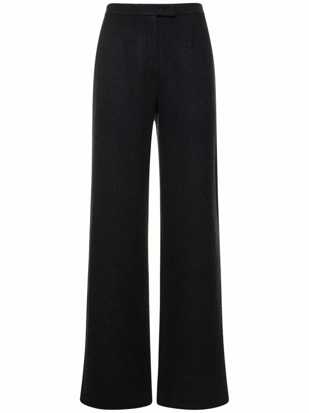 Photo: LORO PIANA - Robin High Rise Cashmere Straight Pants