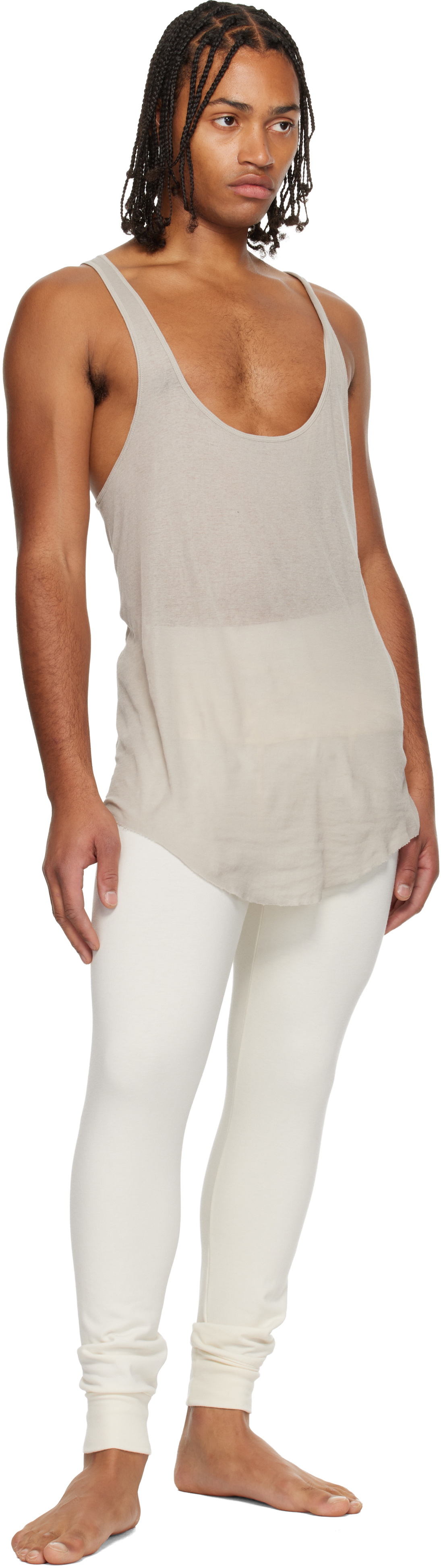 Rick Owens Off-White Concordians Thermal Leggings