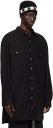 Rick Owens DRKSHDW Black Button Shirt
