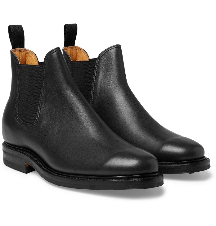 Photo: Viberg - Leather Chelsea Boots - Black