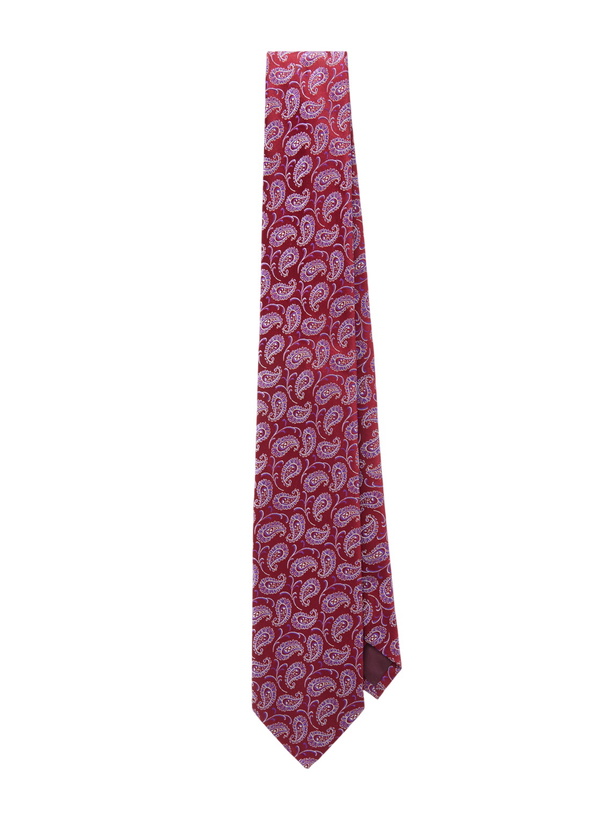 Photo: Charvet - 8.5cm Paisley-Jacquard Silk-Woven Tie - Burgundy