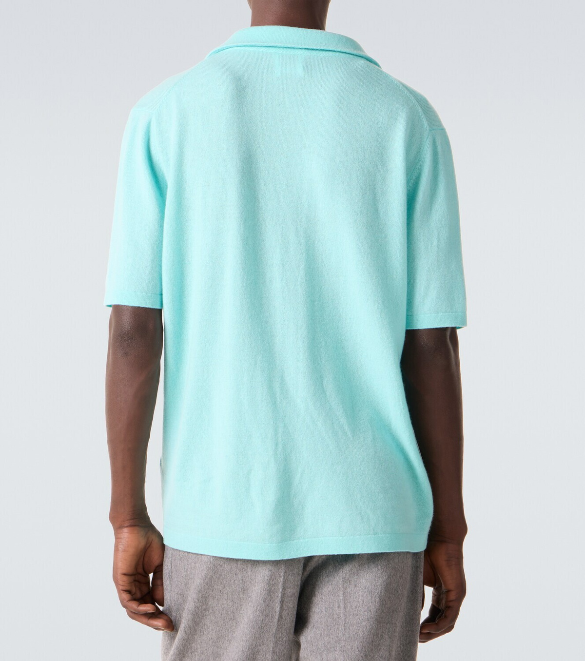 Allude Wool and cashmere polo sweater