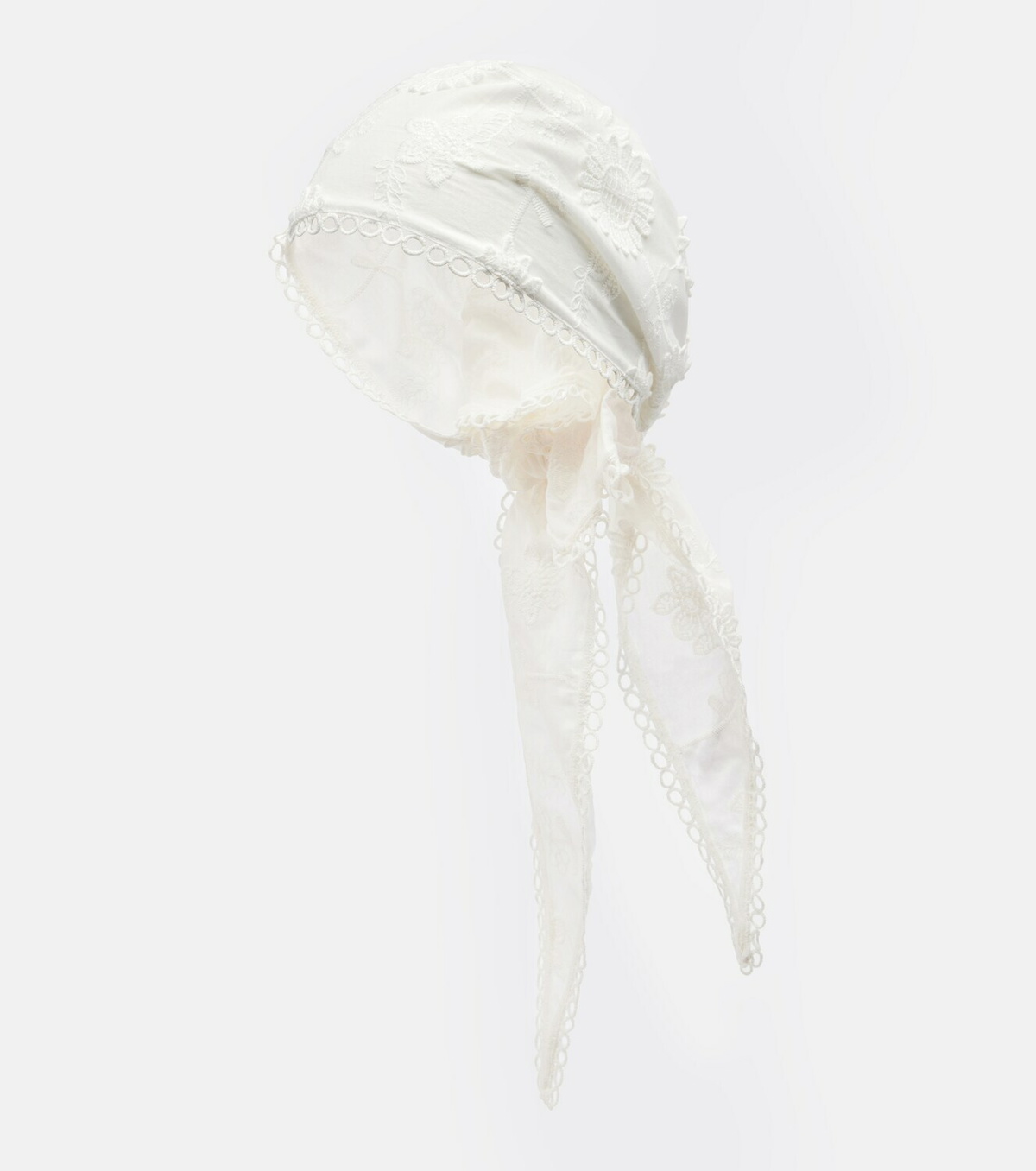 Poupette St Barth Aura embroidered cotton scarf