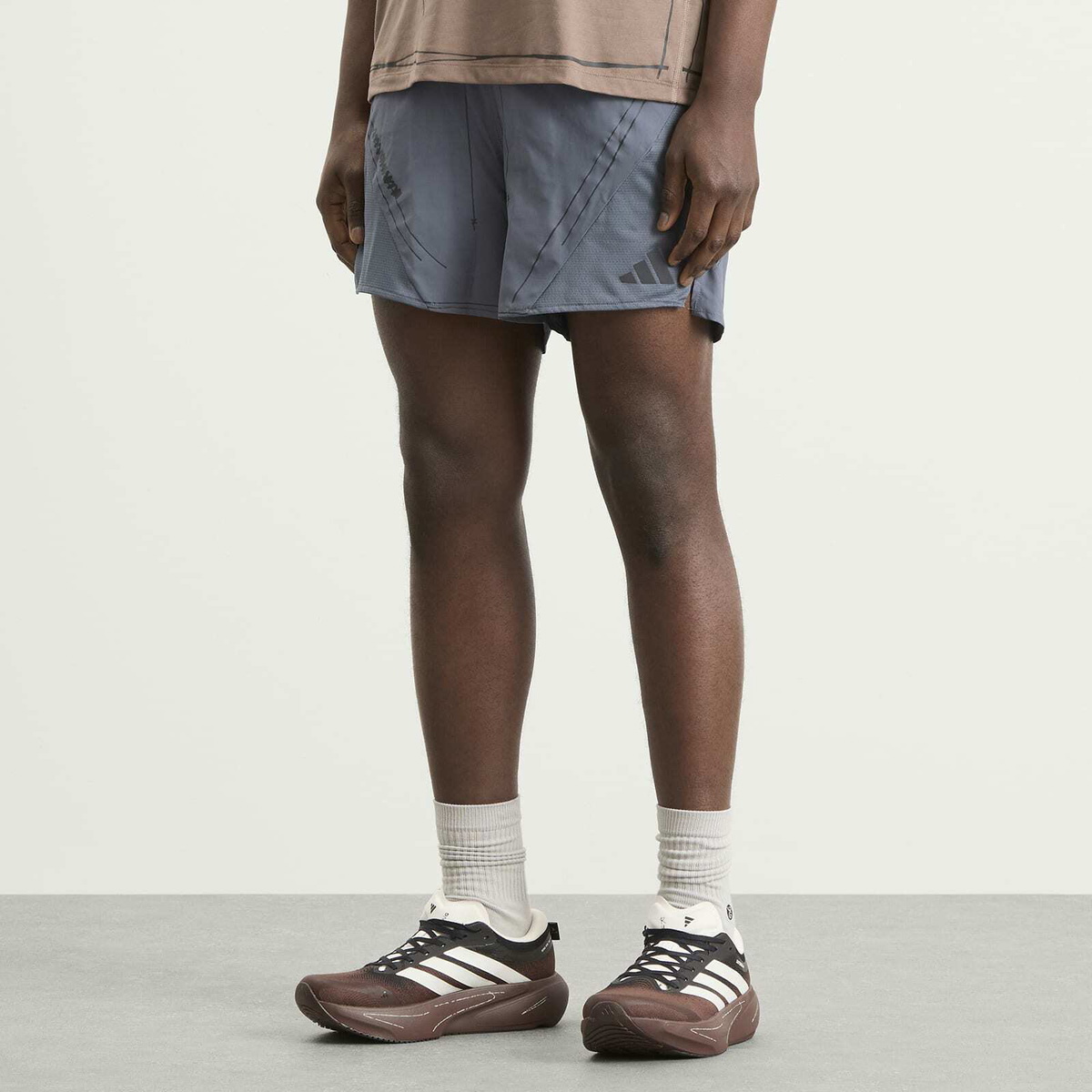 Adidas Men's x Song for the Mute Running Shorts in Onix