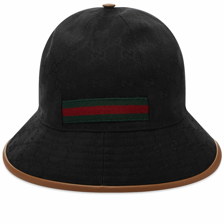 Photo: Gucci Men's GG Sport Bucket Hat in Black