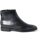 Berluti - Shearling-Lined Leather Boots - Men - Black