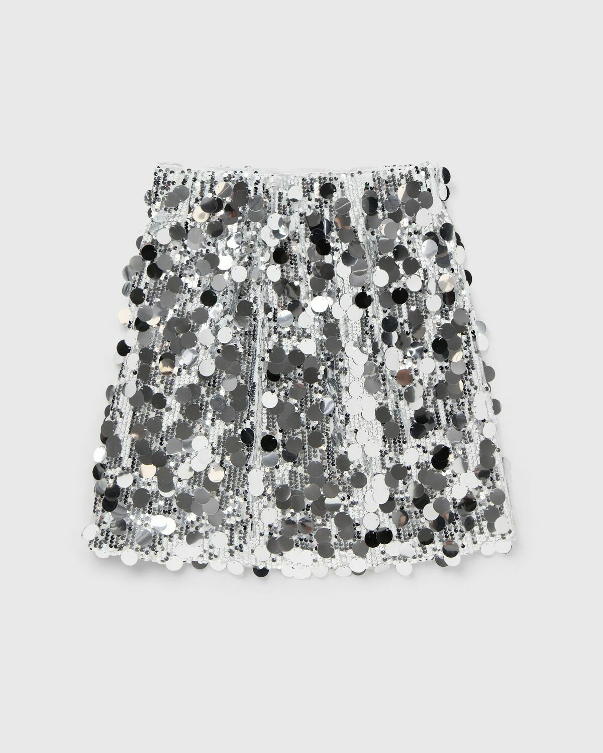 Gestuz GlittaGZ mini skirt silver Women