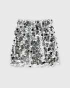 Gestuz GlittaGZ mini skirt silver Women