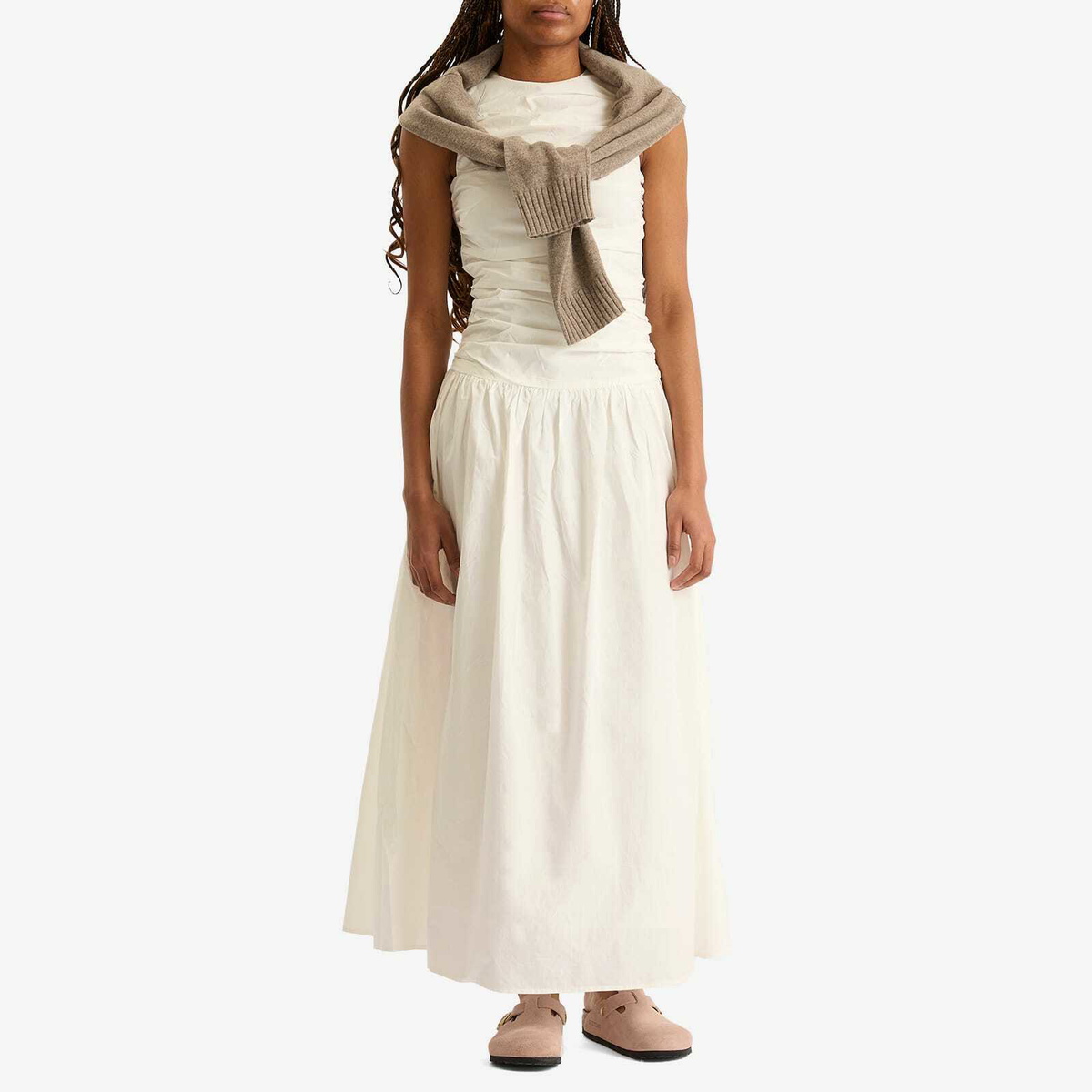 4th & Reckless Women's Zendaya Midi Dress in White