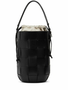 BOTTEGA VENETA - Casette Lantern Leather Bucket Bag