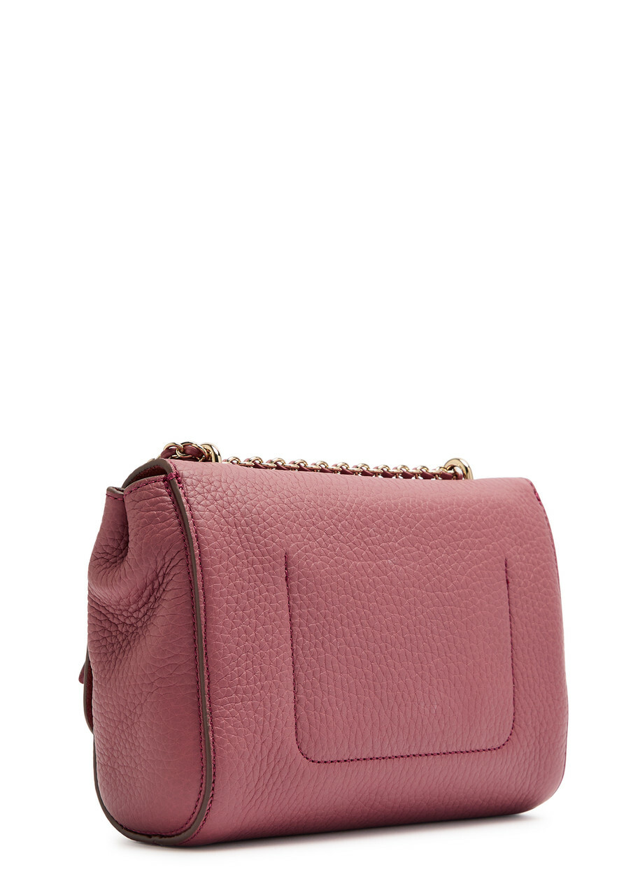 Mulberry Lily Heavy Grain Leather Shoulder bag - Pink - One Size