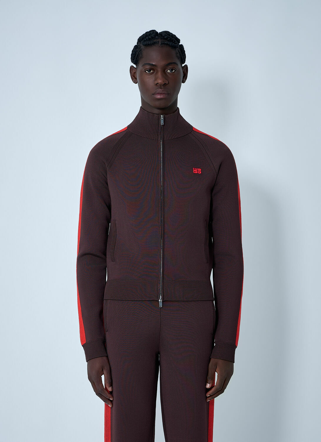 Wales Bonner Tide Track Zip-Up Sweatshirt