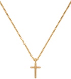 Emanuele Bicocchi Gold Cross Necklace