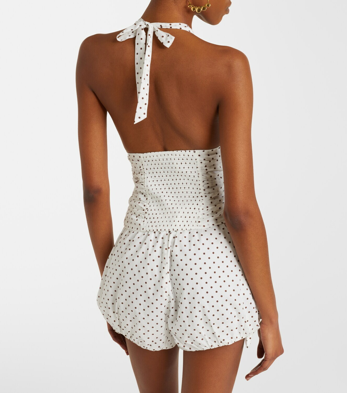 Posse Edie polka-dot top