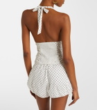 Posse Edie polka-dot top