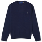 Polo Ralph Lauren Men's Wool Cashmere Crew Neck Jumper in Hunter Navy