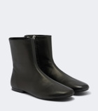 Souliers Martinez Molli leather ankle boots