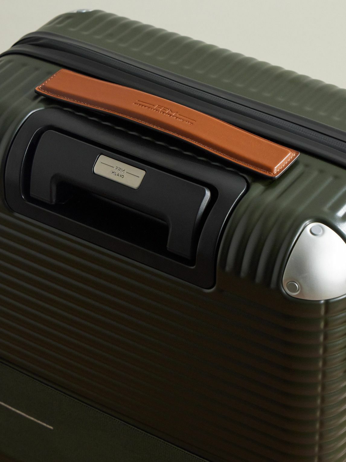 FPM Milano - Bank Zip Deluxe M 55cm Leather-Trimmed Polycarbonate Spinner Suitcase