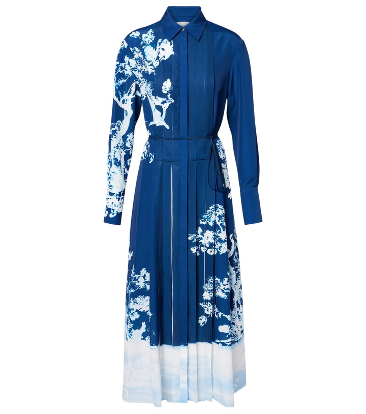 Photo: Erdem Belted printed midi dress