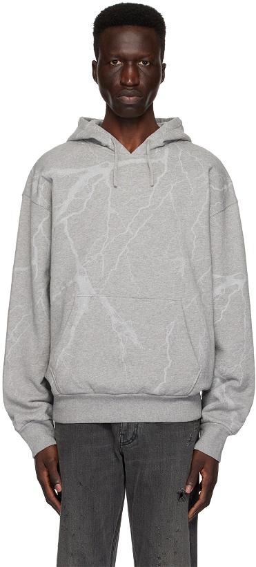 Photo: Givenchy Gray Graphic Hoodie