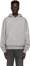 Givenchy Gray Graphic Hoodie