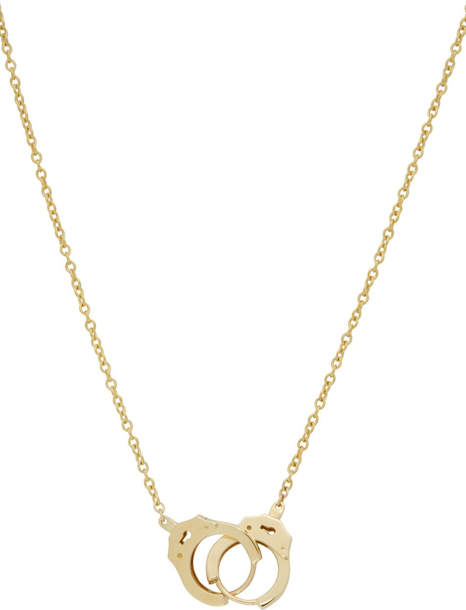 MARIA TASH Large Padlock 14-Karat White Gold Necklace for Men | MR PORTER