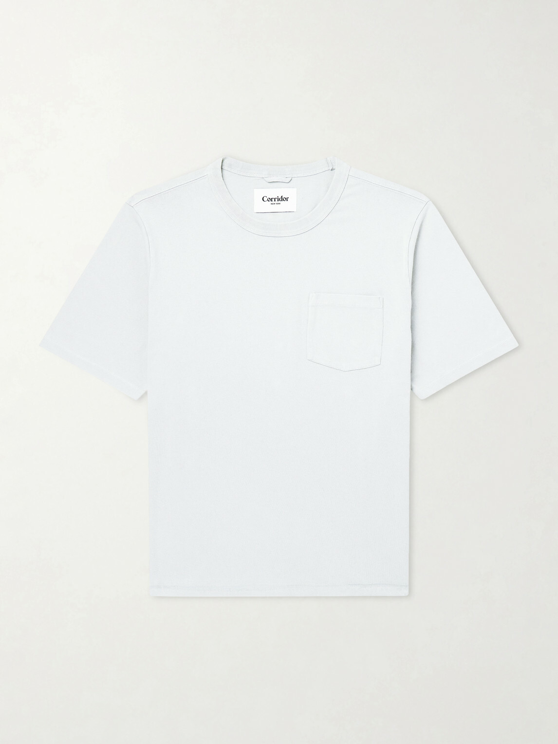 Corridor - Garment-Dyed Cotton-Jersey T-Shirt - Gray
