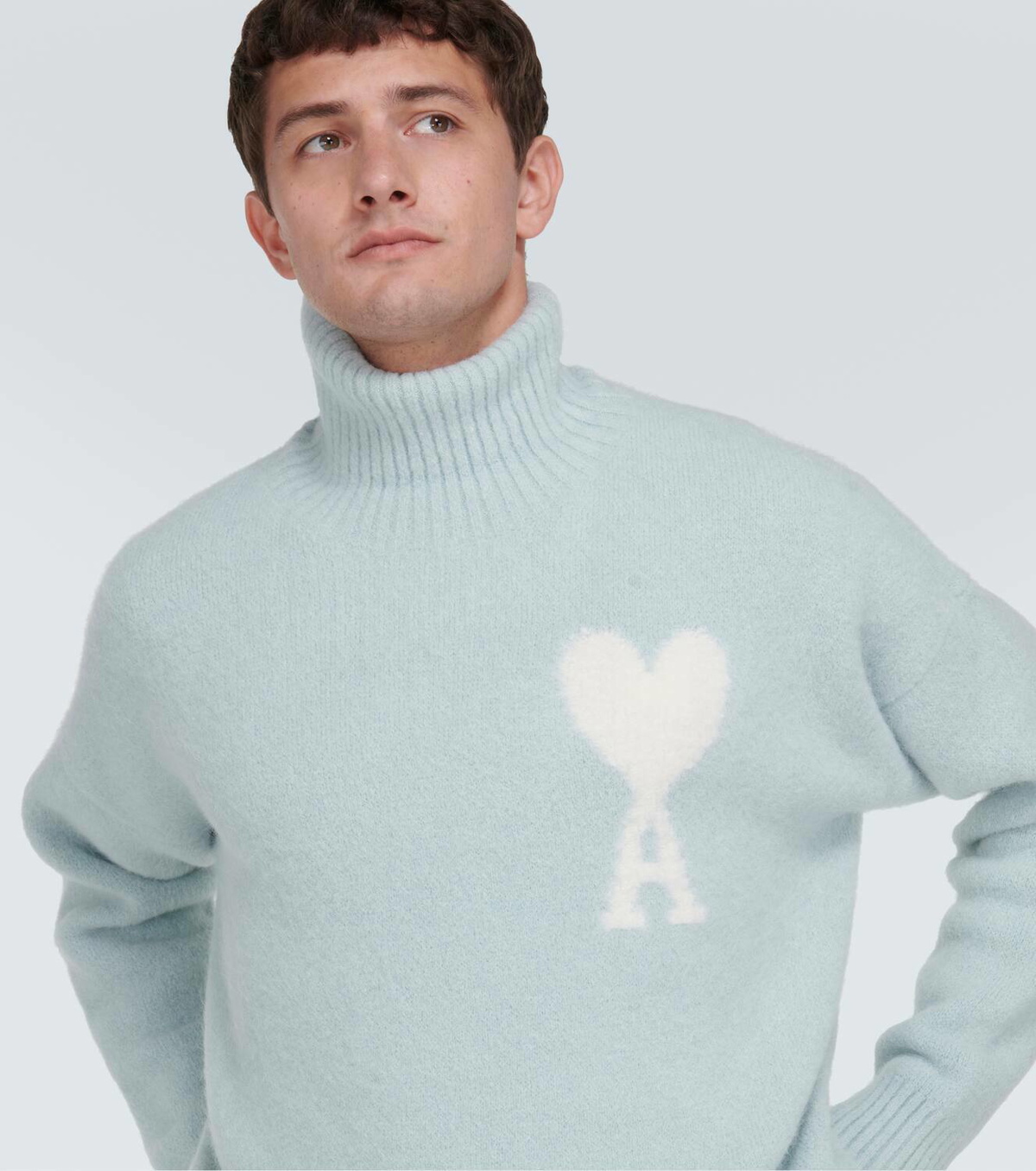 Ami Paris Ami De Coeur turtleneck sweater AMI