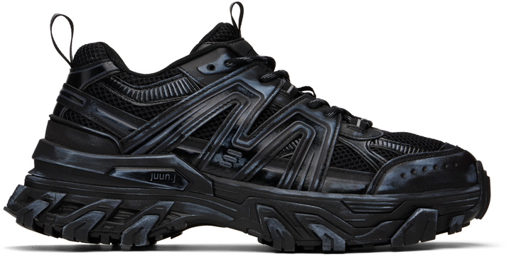 Photo: Juun.J Black Synthetic Sneakers