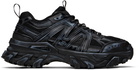Juun.J Black Synthetic Sneakers
