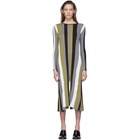 Loewe Multicolor Striped Rib Knit Dress