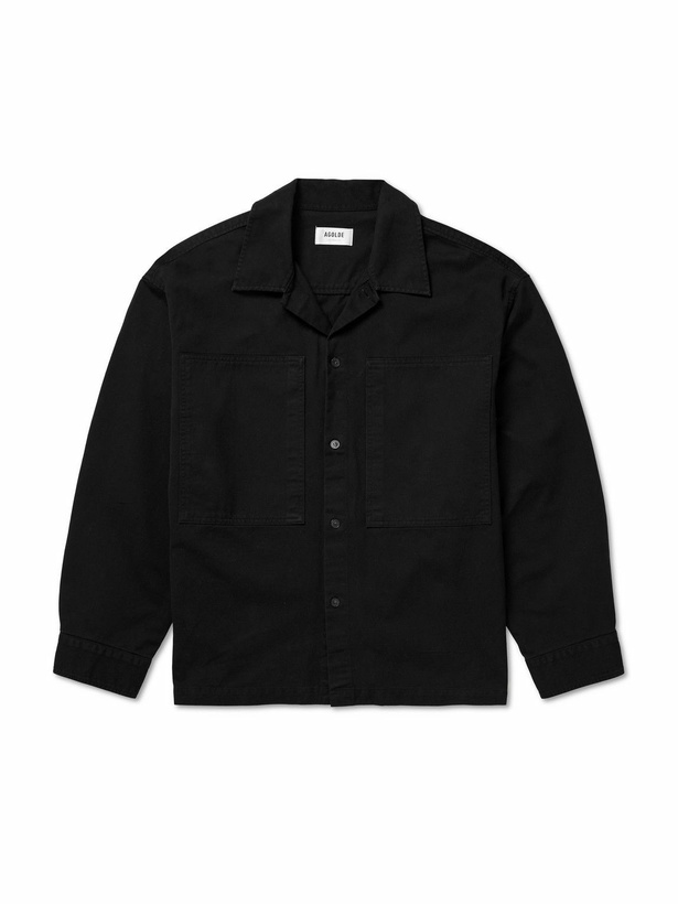 Photo: AGOLDE - Rhode Cotton Overshirt - Black
