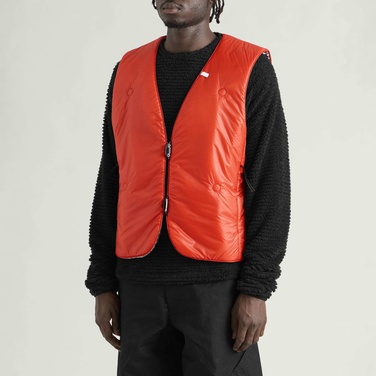 Goldwin Men's 0 Synthetic Insulated Vest in Scarlet