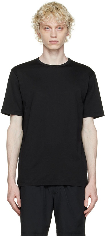 Photo: Sunspel Black Cotton T-Shirt