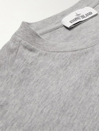 Stone Island - Logo-Appliquéd Cotton-Jersey T-Shirt - Gray