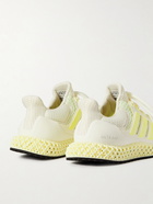 adidas Originals - Ultra 4D Rubber-Trimmed Recycled Primeknit Running Sneakers - White