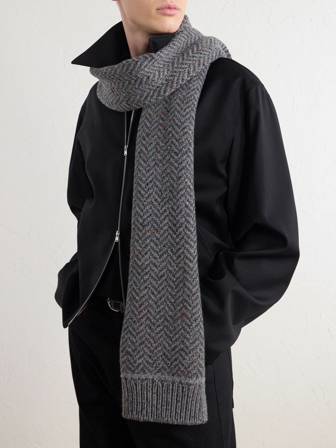 Gabriela Hearst - Stanza Logo-Appliquéd Cashmere Scarf