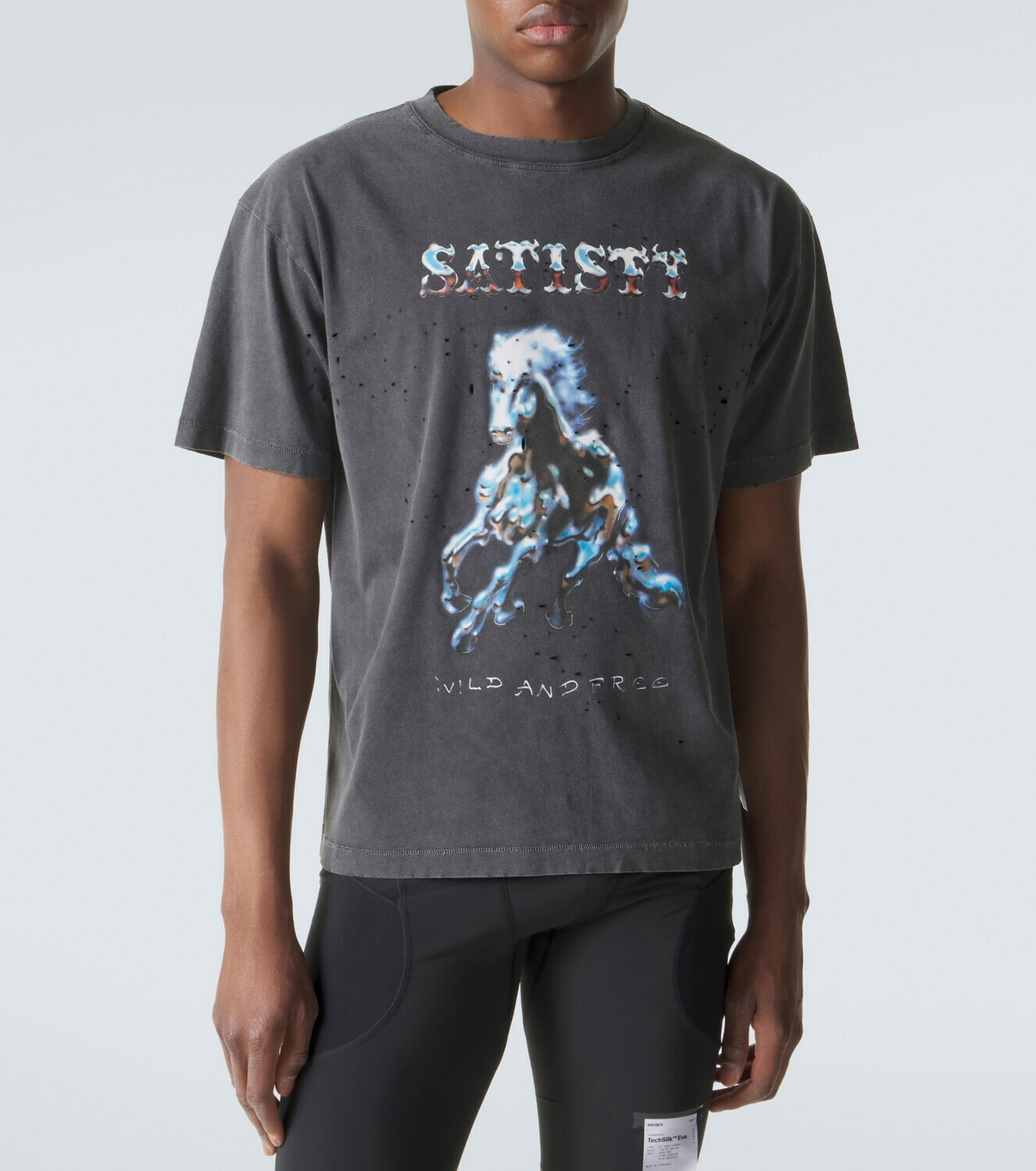 Satisfy MothTech™ printed cotton jersey T-shirt