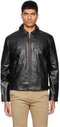 Nudie Jeans Black Leather Eddy Jacket