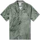 Norse Projects Men's Carsten Print Shirt in Dried Sage Green