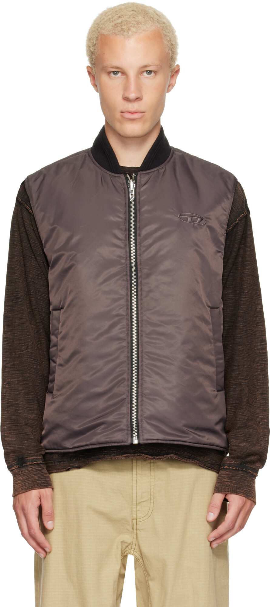 Diesel Black D-Vinny-B Vest Diesel