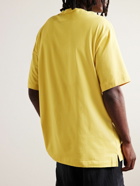 Y-3 - Oversized Logo-Print Cotton-Blend Jersey T-Shirt - Yellow