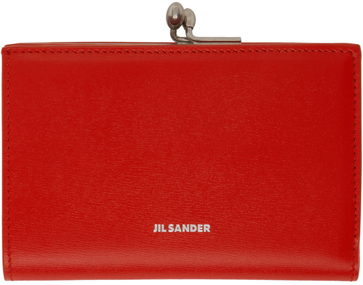 Photo: Jil Sander Red Goji Small Wallet