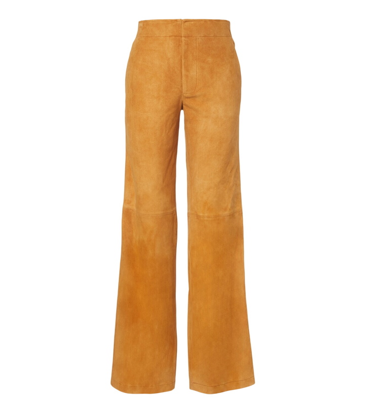 Photo: Ulla Johnson Freja suede flared pants