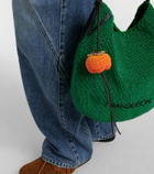 JW Anderson Persimmon crochet bag charm