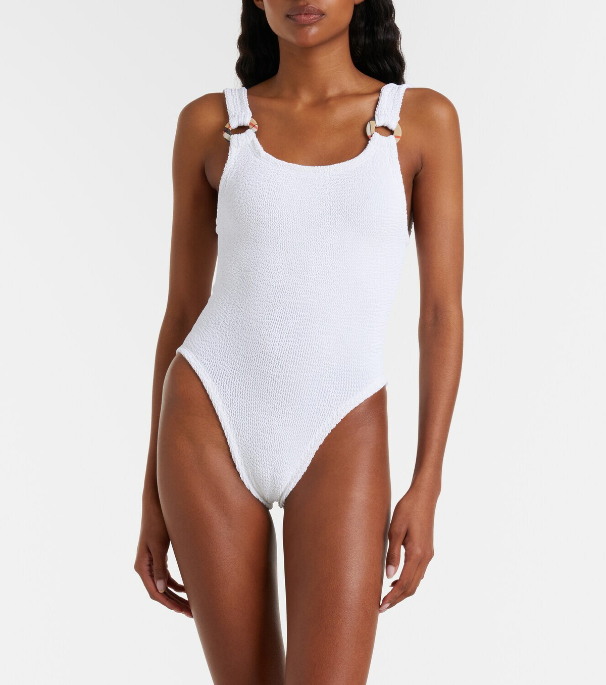 Burberry x Hunza G Domino Burberry Check swimsuit