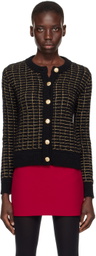 Ernest W. Baker Black Check Cardigan